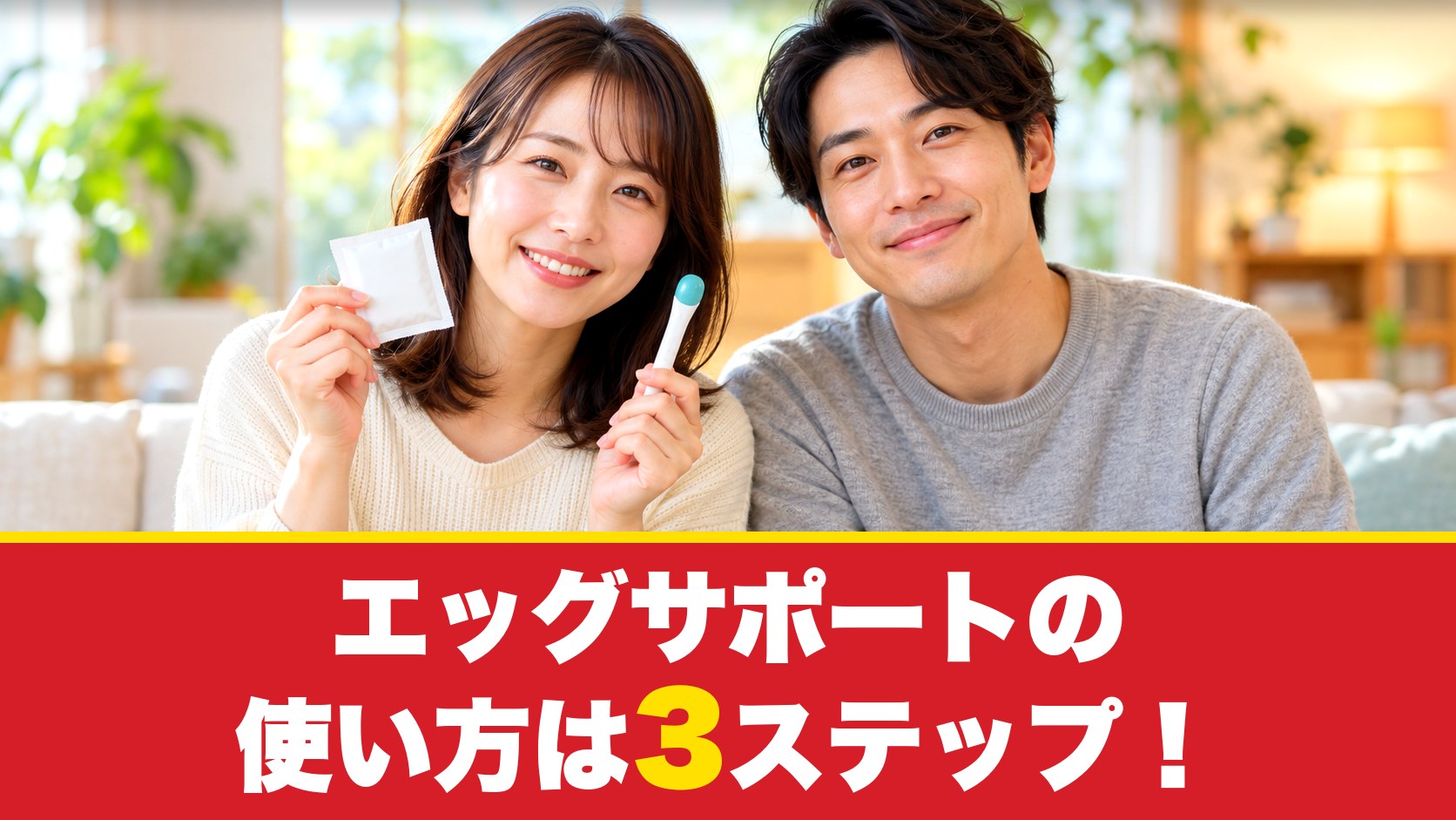 エッグサポートの使い方は3ステップ